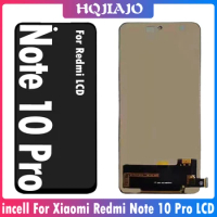 6.67'' incell LCD For Xiaomi Redmi Note 10 Pro LCD Touch Screen Digitizer Assembly Parts For Redmi Note 10 Pro Max display
