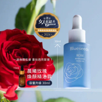 【Blueseeds 芙彤園】晨曦玫瑰煥顏精油露 30ml 贈 15ml(女人我最大 2024專櫃最佳逆齡精華液賞)