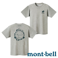 【mont-bell】WICKRON 童 抑菌抗UV圓領短袖T恤『HCH 炭灰』1114429