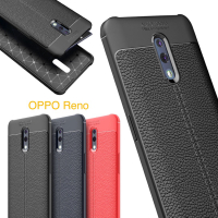 皮紋手機殼 適用於 OPPO Reno4 Reno5 Pro Reno 4Z 5Z A53 A73 realme GT