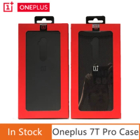 Original Official Oneplus 7T Pro Case Oneplus Protective Cover Nylon bumper Sandstone Black Case For oneplus 7T Pro