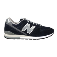 NEWBALANCE 男休閒鞋-麂皮 996系列 N字鞋 反光 NB CM996BN 深藍銀