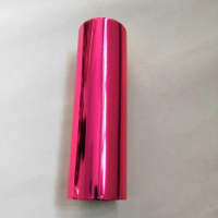 Hot stamping foil metallic light red color 811 hot press on paper card or plastic stamping foil heat stamping film 21cm x 120m