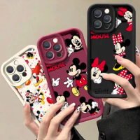 Disney Mickey Mouse Minnie Phone Case For VIVO X100 X90 X80 X70 X60 V30 V29 V27 V27E V25 V23 V23E V20 V15 V11I V25E PRO 5G Cover