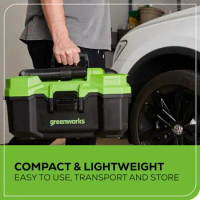 2024 NEW Greenworks 40V (3 Gallon) Cordless Wet / Dry Shop Vacuum + Accessories, 2.0Ah Battery and Charger Included