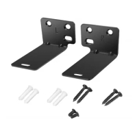 2pcs/1set Steel Wall Mounting Brackets w/screw Bolt fit for Bose WB-300 Sound Touch 300 Soundbar 500/700/900 Home Theater Stands