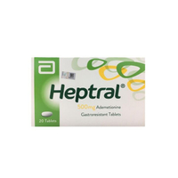 Heptral 500mg แท็บเล็ตบำรุงตับ 2x10 เม็ด ซื้อ 3 แถม 1