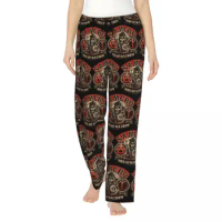 Custom Scots Of Anarchy Pajama Pants for Women Lounge Sleep Stretch Sleepwear Bottoms with Pockets