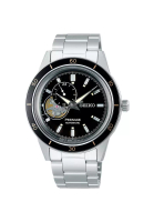 Seiko Seiko SSA425J1 Presage Vintage Style 60's Open Heart Men's Automatic Watch with Stainless Steel Band