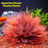 A NEW Fish Tank Landscape Decoration, Simulation Water Plants,Aquarium Scenery Decoration Pieces, F
