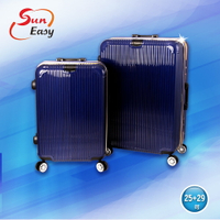 【SunEasy生活館】SunEasy頂級旗艦鋁框硬殼行李箱29吋(藍)