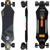 21.8 Miles Range Skateboard 3 Speed Adjustment Electric Skateboard Electric Longboard With Remote Control Electric Skateboard