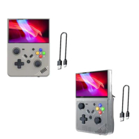 R43 PRO Handheld Game Console 128G 4.3 Inch 3D Home 4K HD M18 Retro Game Console Linux Sys For PSP PS1 N64