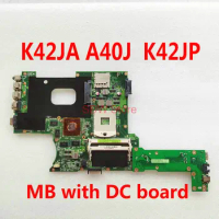 K42JA MB MAIN BOARD For ASUS K42JP K42JA A40J Notebook Mainboard K42JA Laptop Motherboard K42JC IO DC BOARD Tested OK