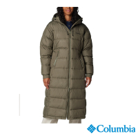 Columbia哥倫比亞 女款-Omni-Shield防潑保暖化纖長版外套-軍綠 UWR35880AG/IF