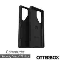 【OtterBox】Samsung Galaxy S23 Ultra 6.8吋 Commuter通勤者系列保護殼(黑色)