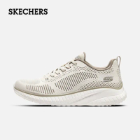 Skechers Women Sneakers BOBS Sports Womens Outdoor Sport Casual Lightweight Lac-up Running Jogging Shoes Wear-resistant Trainers