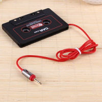 3.5mm Jack Plug Cassette Mp3 Player Converter Car Cassette Audio Converter Car Stereo Cassette Tape Adapter for CD Player