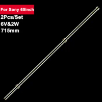 2 Pcs 715mm Led Backlight Strips For Sony 65inch 056380310021L55200691T11A80H KD-65X8500D 65XD8505 6V TV Repair