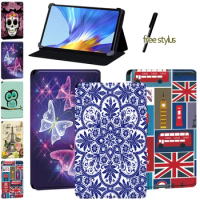 Tablet Case for Huawei Enjoy Tablet 2 10.1/Honor V6/MatePad 10.8/MatePad(10.4/Pro 10.8/T8) Oldimage Series Cover Case + Stylus