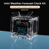 Wifi Networking With Case Fun Soldering Loose Parts DIY Electronic Clock Kit Support 0.96 Oled Mini Inch Display ESP8266 O4Q7