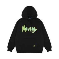 Moutley Jaket Pria Basic Hoodie Sweatshirt Regular Fit Darts OL-C080725 Black XL