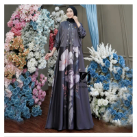 Dumma.id - One Set Pakaian Wanita Belvania 1 Set Outer Arabian Silk Dress Cantik