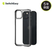 【SwitchEasy 美國魚骨】iPhone 13 6.1吋 ALOS 抗菌軍規防摔透明手機殼(永不泛黃)