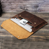 Genuine Leather Laptop Case Suitable For Macbook Pro 16 inch Case 2021 Notebook Sleeve Bag