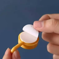 Hook Wall Hanger Gantungan Kunci Dapur - Rapi dan Praktis, Cocok untuk Kunci dan Peralatan Rumah Tan