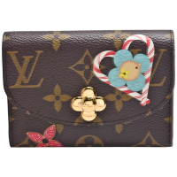 LV M12220 聖誕限定Candy Factory系列經典Rosalie Monogram帆布零錢包