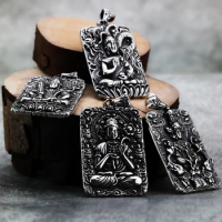 Guardian God Titanium Steel Relief Buddha Brand Personalized Versatile Men's Fashion Jewelry Dominant Versatile Jewelry