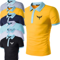 HDDHDHH Brand Summer Men's Polo Shirt Casual Sportswear Short Sleeve Lapel T-shirt Loose Fashion Clothing Golf Top