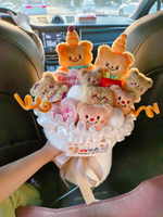 黃油小熊玩偶花束泰國卡通公仔送女友娃娃閨蜜生日禮物教師節可愛