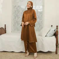 Lozy Hijab - Hafa Set Series 2 (One Set Ibu Embroidery Lozy x Hamidah Farhad Family Sarimbit) S-M Br