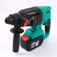 Brushless Rechargeable Lithium Electric Hammer 24V Impact Drill Electric Hammer Electric Hammer Electric Drill Dual-use Multi-fu