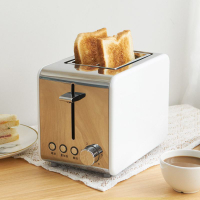 烤麵包機 多功能多士爐110v美規臺灣烤面包機白色不銹鋼家用電器早餐吐司機