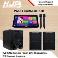 KJB Paket Karaoke KJB KING Karaoke Player SW78 Subwoofer TR8 Karaoke Speakers Original Product Berga