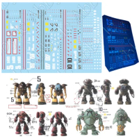 for HG 1/144 MSM-07 Z'Gok Commander Type Char's MSM-03 Gogg MSM-10 Zock MSM-04 Acguy Water Slide UV 