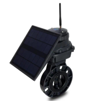 LoRa Connected Solar Power Smart Water Valve With 2inch Butterfly Valve For Farmland Irrigation System