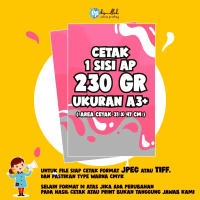 Cetak Art Paper 230gr Uk.A3 + AP230gsm