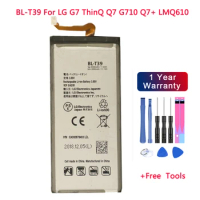 BL-T39 Battery 3000mAh For LG G7 G7+ G7ThinQ LM G710 ThinQ G710 Q7+ LMQ610 BL T39 Mobile Phone Bateria + Free tool