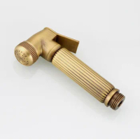 Antique Brass Bidet Sprayer Bidet Faucets Toilet Hand Spray Brass Toilet Bidet Sprayer Self Cleaning Shower for Bathroom