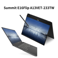 【額外加碼2%回饋】【特仕筆電】微星 Summit E16Flip A13VET-233TW(i7-1360P/32G/1TB/RTX4050/16吋/165Hz/QHD/W11Pro)高效輕薄商務筆電