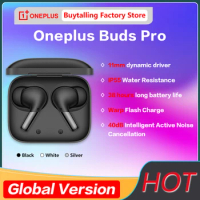 Global Version OnePlus Buds Pro Wireless Earphone BT 5.2 TWS Earphone 94ms Low Latency 40dB Adaptive Noise 38 Hours Battery IP55