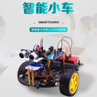 Yahboom Smart car Smartduino starter kit and smart robot 2in1 RC Car for Arduino Uno R3 compatible with Scratch3.0