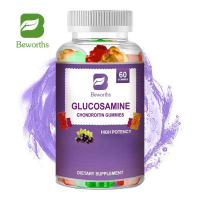 Beworths Glucosamine Chondroitin Gummies Beruang bergetah yang lezat, permen yang lezat Camilan hari