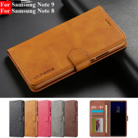Note 9 Case For Samsung Galaxy Note 9 Case Flip Vintage Phone Cases Samsung Note 8 Case Leather Magnetic Wallet Cover On Note 8