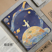 Le Petit Prince Anime Case For Samsung Galaxy Tab A7 Lite 8.7 2021 Case S9 Plus Tri-fold stand Cover Galaxy Tab S6 Lite S8 Plus