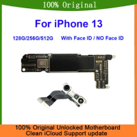 Cleaned iCloud Mainboard for iPhone 13 128g 256g Original Motherboard With Face ID Unlocked Logic Board Support iOS Update